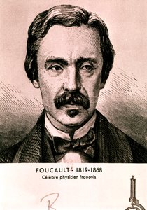 FOUCAULT Jean Bernard Leon: Portret (ets) door Artist Unknown