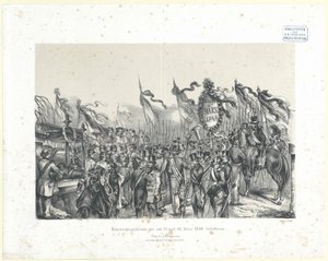 Begrafenis van de op 13 en 14 maart 1848 gesneuvelden