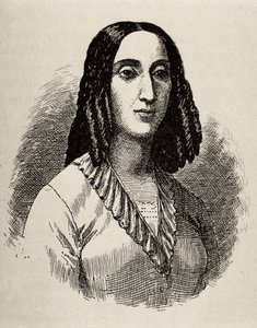 GORRITI, Juana Manuela (1818-1892). Argentijnse schrijfster. Gravure.