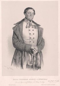 George baron August von Auenfels door Artist Unknown