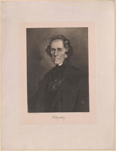 Giacomo Meyerbeer door Artist Unknown