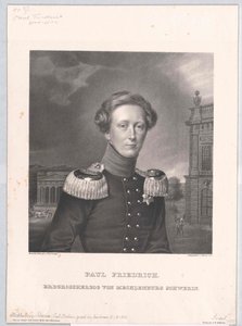 Groothertog van Mecklenburg Paul Frederik door Artist Unknown