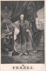 Heilige Roomse keizer Frans II door Artist Unknown