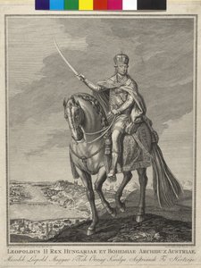 Heilige Roomse Keizer Leopold II door Artist Unknown