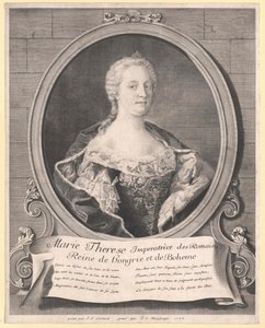 Heilige Romeinse keizerin Maria Theresia door Artist Unknown