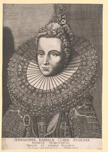 Infanta van Spanje Isabella Clara Eugenia door Artist Unknown