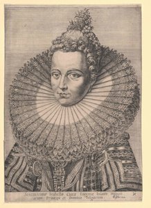 Infanta van Spanje Isabella Clara Eugenia door Artist Unknown