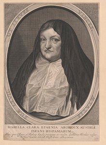 Infanta van Spanje Isabella Clara Eugenia door Artist Unknown