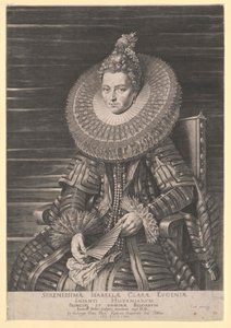 Infanta van Spanje Isabella Clara Eugenia door Artist Unknown