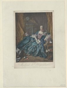 Jeanne Antoinette Poisson Pompadour door Artist Unknown
