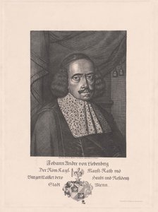 Johann Andreas von Liebenberg door Artist Unknown