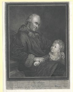Johann Georg Sulzer door Artist Unknown