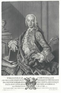 Johann Jacob Haller von Hallerstein door Artist Unknown