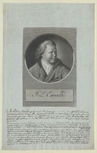 Johann Ludwig Ewald (druk) door Artist Unknown