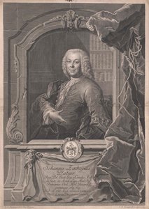 Johann Zacharia Platner door Artist Unknown