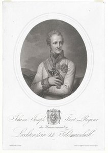 Johann count of Liechtenstein door Artist Unknown