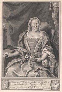 Johanna Susanna Fritsch door Artist Unknown