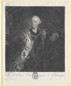Joseph Adam Johann Nepomuk graaf von Schwarzenberg (piek) door Artist Unknown
