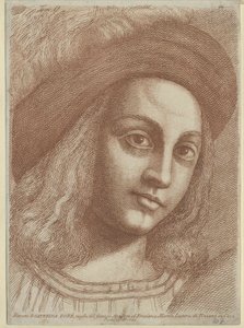 Katharina von Bora (afdruk) door Artist Unknown