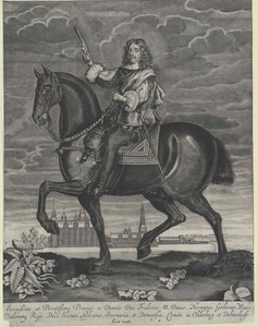 Koning van Denemarken Frederik III door Artist Unknown