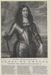 Koning van Engeland Charles II door Artist Unknown