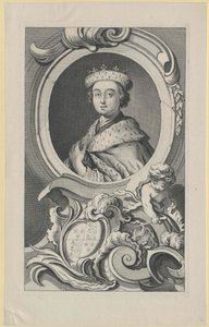 Koning van Engeland Eduard V. (afdruk)