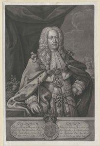 Koning van Engeland keurvorst van Hannover George II