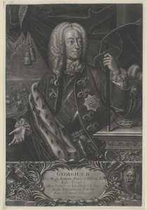 Koning van Engeland keurvorst van Hannover George II