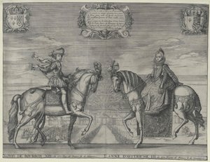 Koning van Frankrijk Lodewijk XIII door Artist Unknown