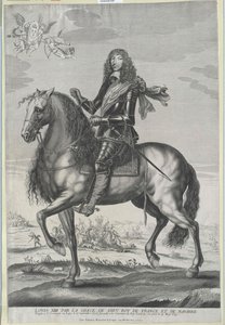 Koning van Frankrijk Lodewijk XIV door Artist Unknown