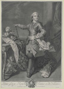 Koning van Frankrijk Lodewijk XVI door Artist Unknown