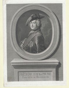Koning van Pruisen Frederik II door Artist Unknown
