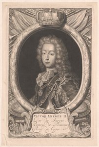 Koning van Sardinië Viktor Amadeus I door Artist Unknown