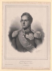 Koning van Saksen Frederik August II door Artist Unknown