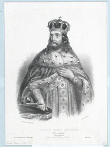 Koning van Servië Stephen Urosch II door Artist Unknown