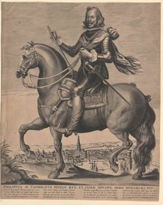 Koning van Spanje Philipp IV door Artist Unknown