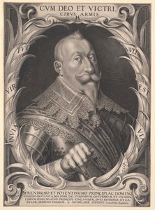 Koning van Zweden Gustaaf Adolf van Zweden door Artist Unknown