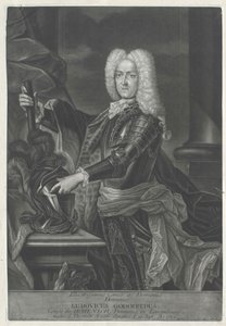 Ludwig Gottfried graaf Hohenlohe-Waldenburg-Pfedelbach door Artist Unknown