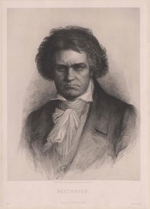 Ludwig van Beethoven door Artist Unknown