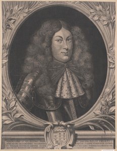 Markgraaf van Brandenburg-Ansbach Johann Friedrich (prent)