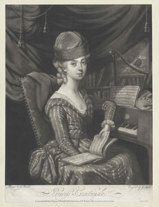 Maria Anna prinses Czartoryska door Artist Unknown