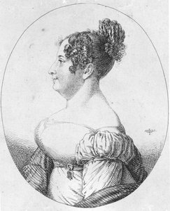 Maria Charlotte barones van 1782 - 1841 Kerpen door Artist Unknown