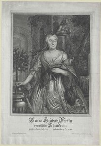Maria Elisabeth Vorst door Artist Unknown