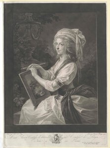 Maria Theresia gravin Pergen door Artist Unknown