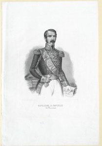Napoleon III Keizer van de Fransen, door Artist Unknown