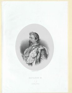 Napoleon III Keizer van de Fransen, door Artist Unknown