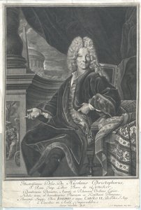 Nicolaus Christoph baron von Lyncker door Artist Unknown