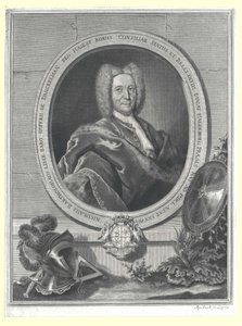 Nikolaus Bartholomeus Baron von Danckelmann (druk) door Artist Unknown