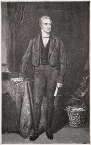 PEEL, Robert (1788-1850). Premier van het Verenigd Koninkrijk (1834-1835 en 1841-1846). Gravure door Rafael Ward. Gravure. door Artist Unknown