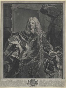 Philipp Ludwig graaf Sinzendorf door Artist Unknown